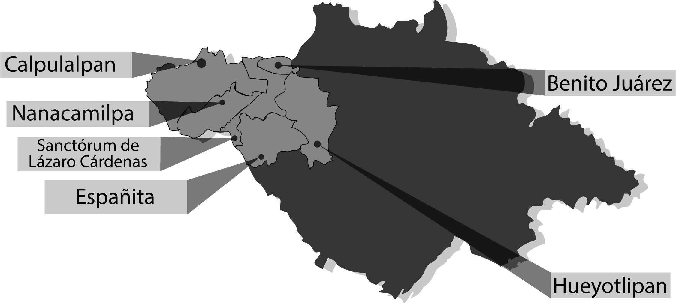mapa recaudadora Calpulalpan