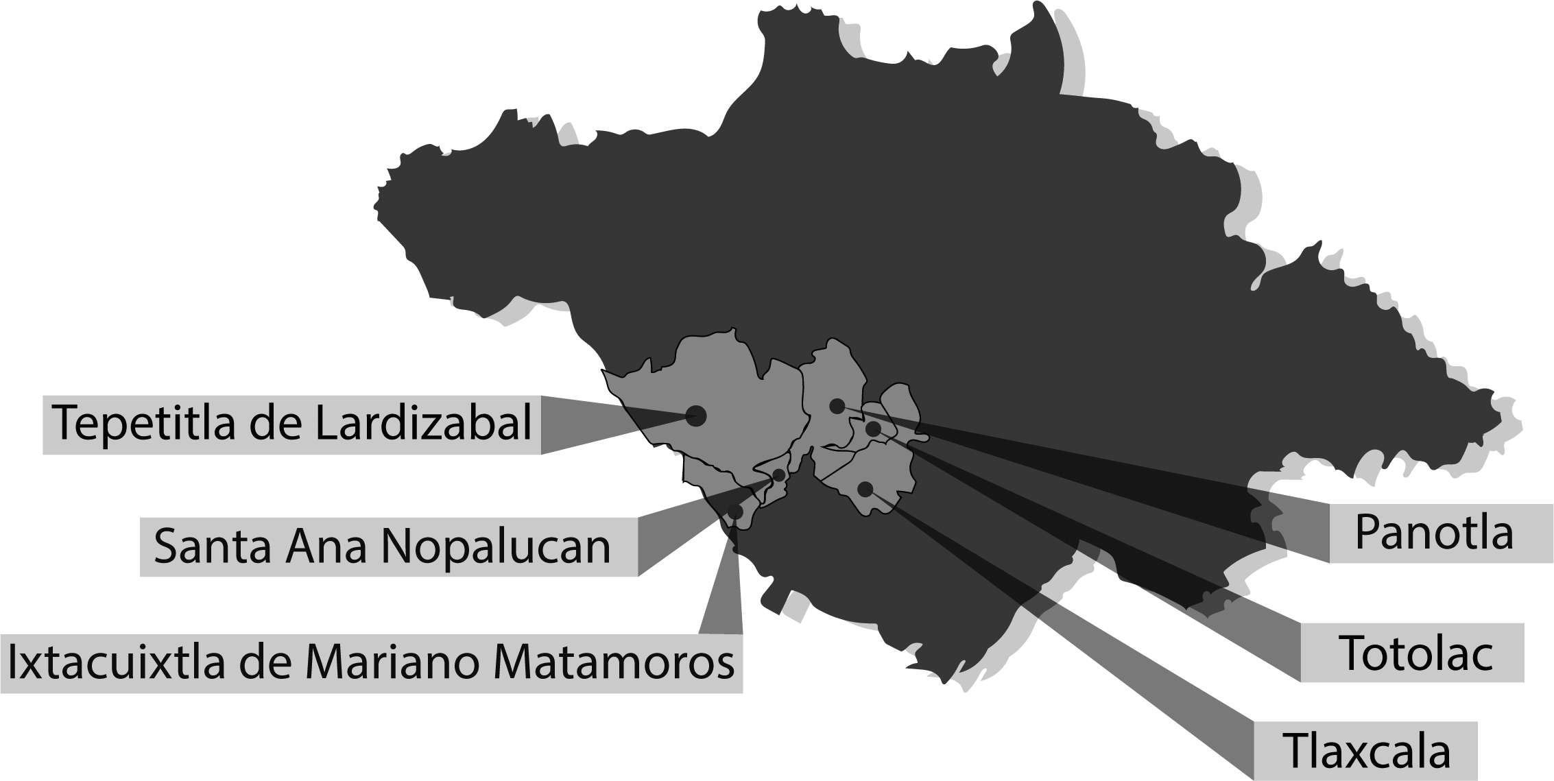 mapa recaudadora tlaxcala