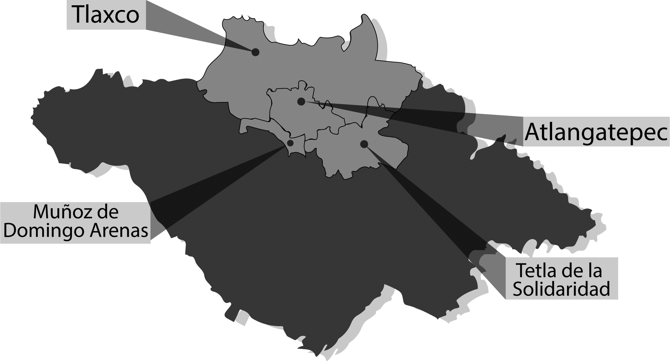 mapa recaudadora Tlaxco
