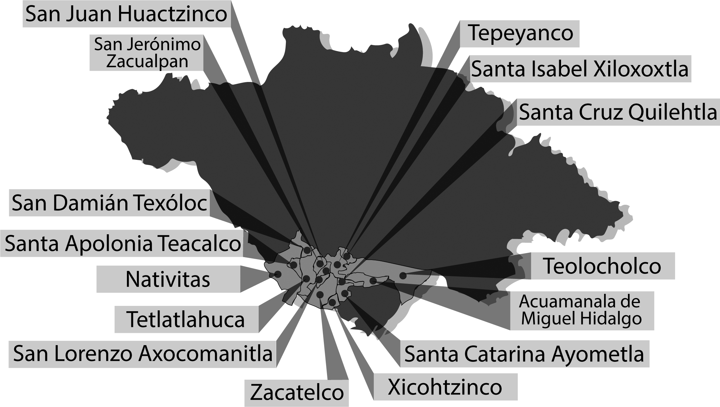 mapa recaudadora Zacatelco