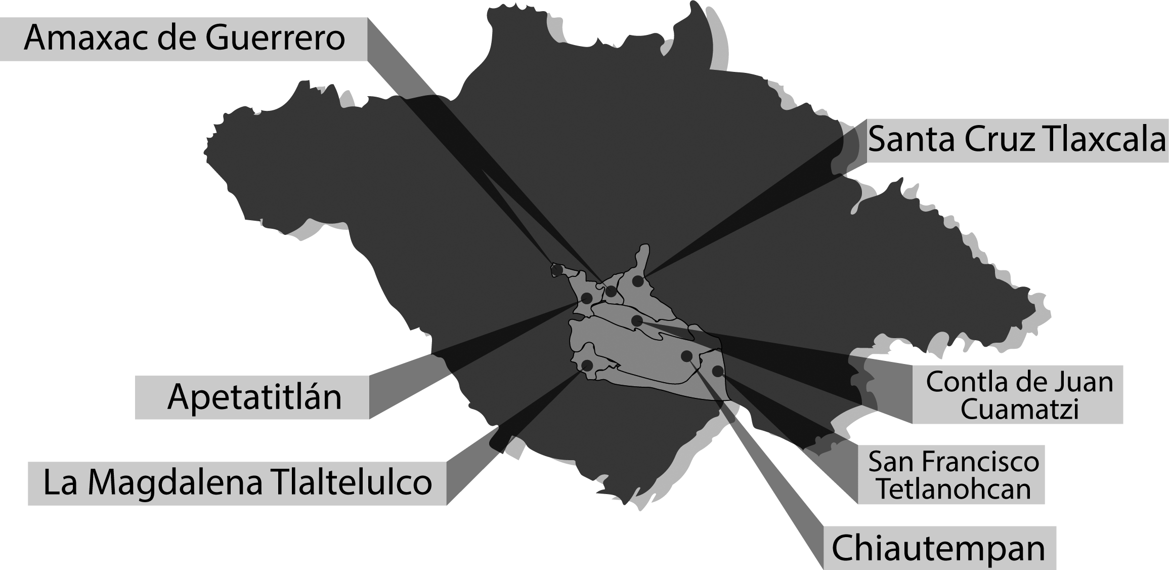 mapa recaudadora Chiuatempan